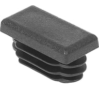 Заглушка пластиковая Миниворкс прямоугольная 15х30, декоративная, цвет серый – (45 шт.) 15-30ПСС