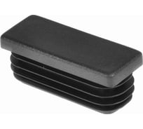 Заглушка пластиковая Миниворкс прямоугольная 20х50, практичная, серия ILR, стенка 0.8-3.0 мм, цвет белый –  (10 шт.) ILR50x20-BIANCO