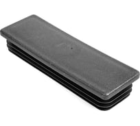 Заглушка пластиковая Миниворкс прямоугольная 50х150, практичная, серия ILR, стенка 2.0-4.0 мм, цвет черный –  (1 шт.) ILR150x50