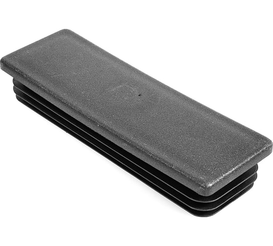 Заглушка пластиковая Миниворкс прямоугольная 50х150, практичная, серия ILR, стенка 2.0-4.0 мм, цвет черный –  (1 шт.) ILR150x50 1