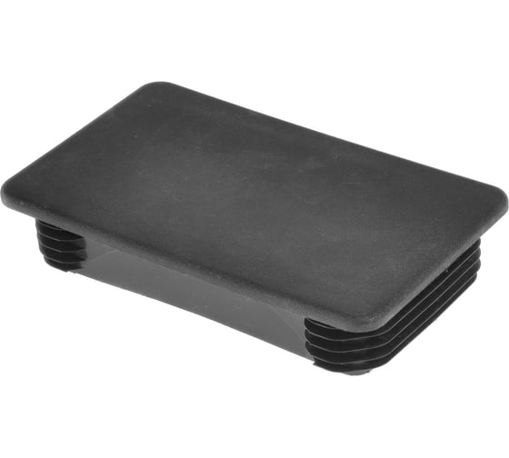 Заглушка пластиковая Миниворкс прямоугольная 200х120, практичная, серия ILR, стенка 6.3-9.0 мм, цвет черный –  (1 шт.) ILR200x120 1