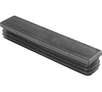 Заглушка пластиковая Миниворкс прямоугольная 30х150, практичная, серия ILR, стенка 1.5-3.0 мм, цвет черный –  (1 шт.) ILR150x30