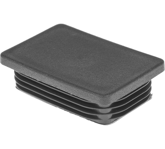 Заглушка пластиковая Миниворкс прямоугольная 50х70, практичная, серия ILR, стенка 2.0-5.0 мм, цвет черный –  (3 шт.) ILR70x50 1