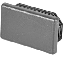 Заглушка пластиковая Миниворкс прямоугольная 30х50 мм, с плоской шляпкой, серия ILR, стенка 1.0-3.0 мм, цвет серый –  (10 шт.) ILR50x30-GRIGIO