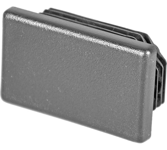 Заглушка пластиковая Миниворкс прямоугольная 30х50 мм, с плоской шляпкой, серия ILR, стенка 1.0-3.0 мм, цвет серый –  (10 шт.) ILR50x30-GRIGIO 1