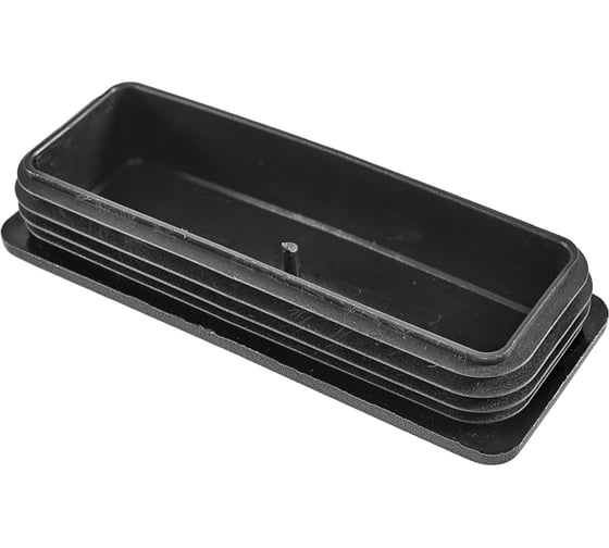 Заглушка пластиковая Миниворкс прямоугольная 60х150, практичная, серия ILR, стенка 2.0-4.0 мм, цвет черный –  (1 шт.) ILR150x60 1