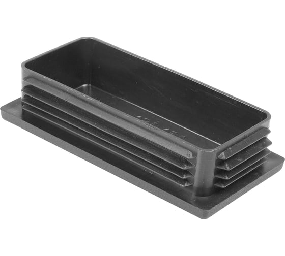 Заглушка пластиковая Миниворкс прямоугольная 60х120 мм, с плоской шляпкой, серия ILR, стенка 2.0-4.0 мм, цвет серый –  (1 шт.) ILR120x60-GRIGIO 1