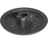 Заглушка пластиковая под конфирмат со шлицем Миниворкс Torx 30, черный, 10 шт. TCVT-2-30N