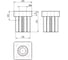 Торцевая заглушка Elesa+Ganter NDX.Q-20x2-M8, 2 шт 320016 2