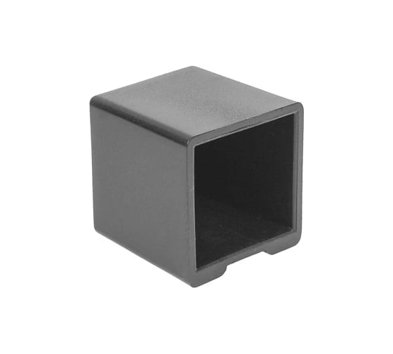 Опора наконечник пластиковая квадратная на трубу Миниворкс 30х30 мм, наружная, цвет серый – (25 шт.) Н30-30СС 1