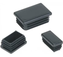 Заглушка для труб Крепстор прямоугольная 50х100 мм ПАКЕТ 10 шт. 4665317008536