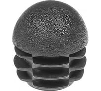 Заглушка для труб ЦКИ Глобал D25, черная, 200 шт. 64288