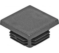 Заглушка для труб ЦКИ Глобал D40, черная, 100 шт. 64293