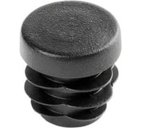 Заглушка ЦКИ Глобал D30, круглая, черная, 50 шт. 64290