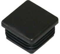 Заглушка для труб Росдюбель квадратная, 120х120мм, черная, 30 шт, 26-0288