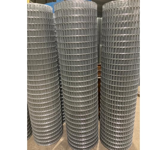 Сетка сварная СЕТКА АЛЬКОР оцинкованная ячейка 50x25 мм d1,6 мм (рулон 1,5x25 м) 90344