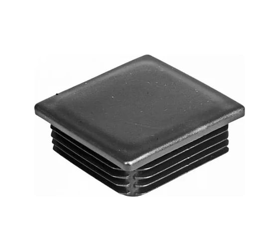 Заглушка для труб 23 Болта серая, квадратная, 30х30 мм, 10 шт. 27-0230ф10