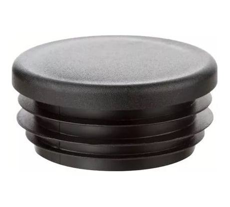 Заглушка для труб НАКРЕПКО внутренняя, круглая, черная, 40 мм, 10 шт. 216810