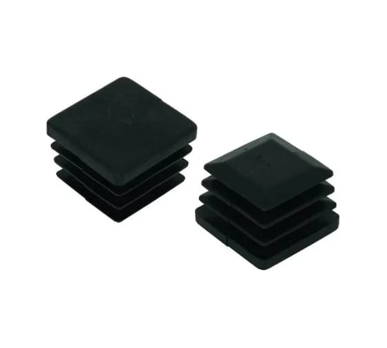 Заглушка ЦКИ Глобал 60х60, черная, 2 шт 2914519