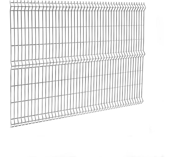 Секция сварная ООО "Ювента" 3D/Гиттер ОЦИНК. 1530*2500, d3 60*200 ЮВ-08530