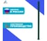 Столб для забора ООО "Ювента" 80*80 Н-2000мм c приваренной пластиной 190*190, цинк + ППК RAL 6005 зеленый ЮВ-00825 4