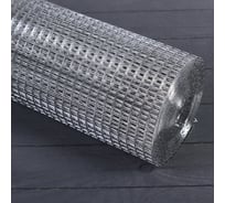 Оцинкованная сварная сетка СИМАЛЕНД 1.5x10 м, ячейка 12.5x12.5 мм, диаметр 1 мм, металл 4871439