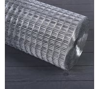 Оцинкованная сварная сетка СИМАЛЕНД 1x25 м, ячейка 25x25 мм, диаметр 1 мм, металл 4871444