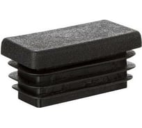 Заглушка для труб КРЕП-КОМП (прямоугольная; 80x120 мм; черная; 50 шт) 26-0420