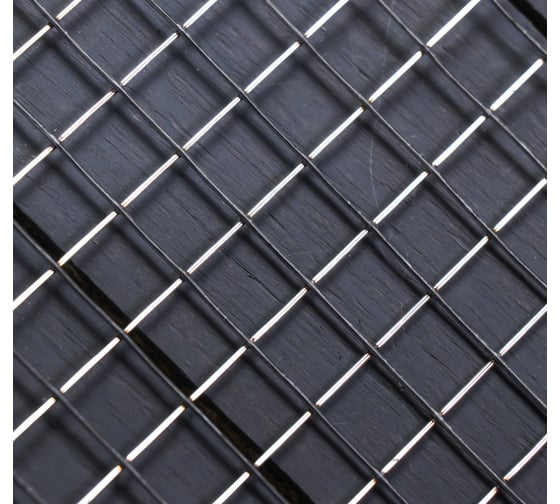 Сварная оцинкованная сетка СИМАЛЕНД 1x10 м, ячейка 12.5x12.5 мм, 0.6 мм, металл 4871437