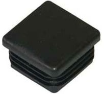 Квадратная заглушка для труб Росдюбель 25x25 мм черная 300 шт. 26-0220