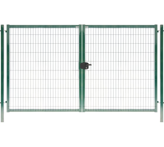Ворота Grand Line Medium Lock 1.53x3.5 м, зеленые, RAL 6005 454094