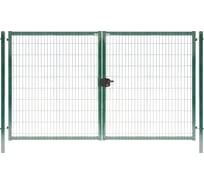 Ворота Grand Line Medium Lock 2.03x3.5 м, зеленые, RAL 6005 192953