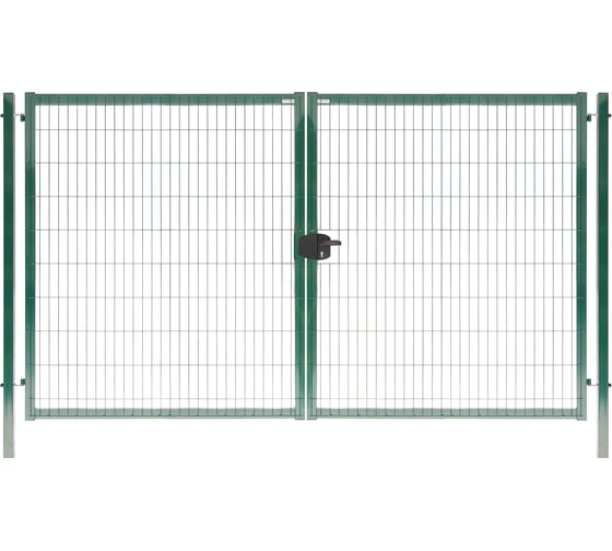 Ворота Grand Line Medium Lock 2.03x3.5 м, зеленые, RAL 6005 192953