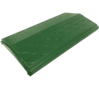 Парапет на забор ООО ТК "Титан" Tetto Элит Чешуя 250 мм, зеленый 51307ЧЗЭ