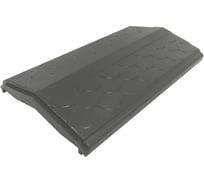 Парапет на забор ООО ТК "Титан" Тетто Элит Чешуя 250 мм, графит 51307ЧГЭ