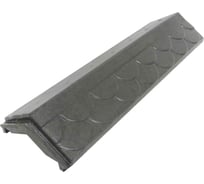 Парапет на забор ООО ТК "Титан" Тетто Элит Чешуя 125 мм, графит 51166ЧГЭ