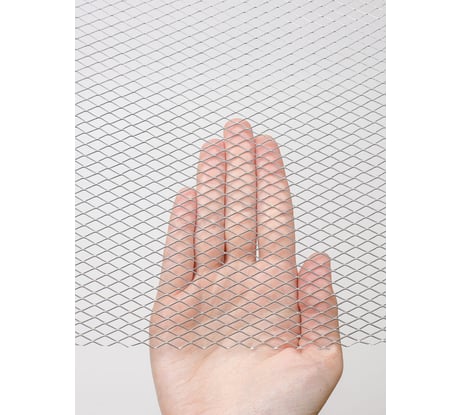 Сетка оцинкованная просечно-вытяжная цпвс для защиты каркасного дома погреба теплицы от грызунов Фабрика сеток "Железный слон" ячейка 5x5 мм, рулон 1x5 м PVS000028-5 MP5-5-05x07-1-5Z