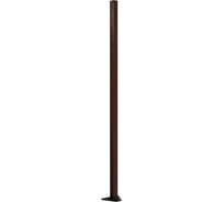 Столб Grand Line 62x55x2065 мм, на треугольном фланце, коричневый RAL 8017, 4 отверстия 2.03 190945