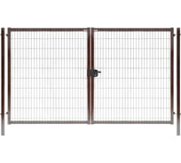 Ворота Grand Line Medium Lock 1.73x3.5 м, коричневый RAL 8017 197674