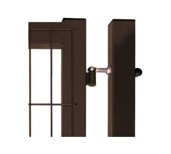 Калитка Grand Line Medium Lock 1.73x1 м, коричневый RAL 8017 197677