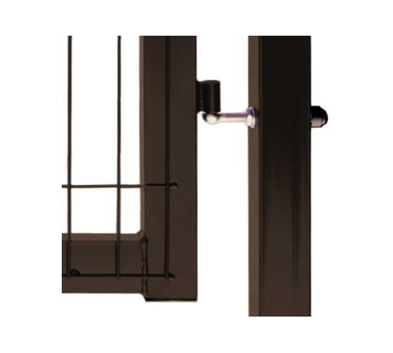 Калитка Grand Line Medium Lock 1.73x1 м, коричневый RAL 8017 197677