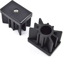 Заглушка EMES 30х50 мм с резьбой M12 для профильной трубы PRD305012