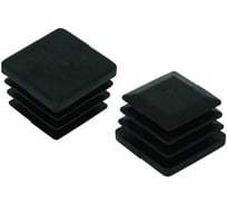 Заглушка ЦКИ 30х30 мм, черная, 50 шт. 12967