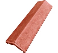 Парапет ППК на пролет забора в 0.5 кирпича Neoкомпозит Гибкая черепица, 500x130x15 мм, терракотовый ПЗ-130 ГЧ Т