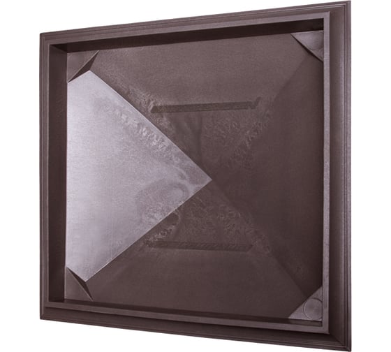 Колпак ППК на заборный столб 1.5x1.5 кирпича Neoкомпозит Гибкая черепица, 390x390x43 мм, коричневый КЗ-390 ГЧ К