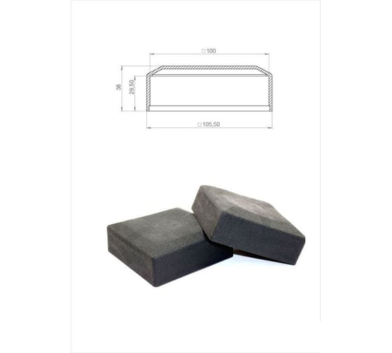 Заглушка ЭЛИМЕТ 100x100 наружная "колпак", 10 шт БП-00002791