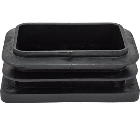 Пластиковая заглушка для трубы ТАВРОС профильная, 60х40 мм, ПВХ 10000017