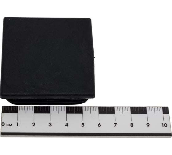 Заглушка внутренняя для трубы Tech-Krep/Zitar 60x60мм, черн.пластик, (4 шт) - пакет 150419