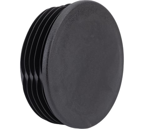 Заглушка внутренняя для трубы Tech-Krep/Zitar D89 мм, черн.пластик, (1 шт) - пакет 155047