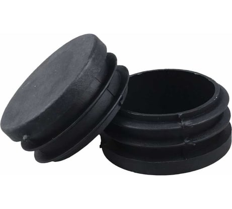 Заглушка внутренняя для трубы Tech-Krep/Zitar D25мм, черн.пластик, (1 шт) - пакет 152030